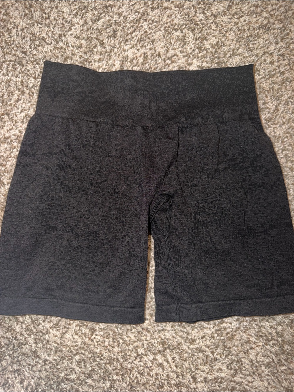 Black “camo” NVGTN shorts